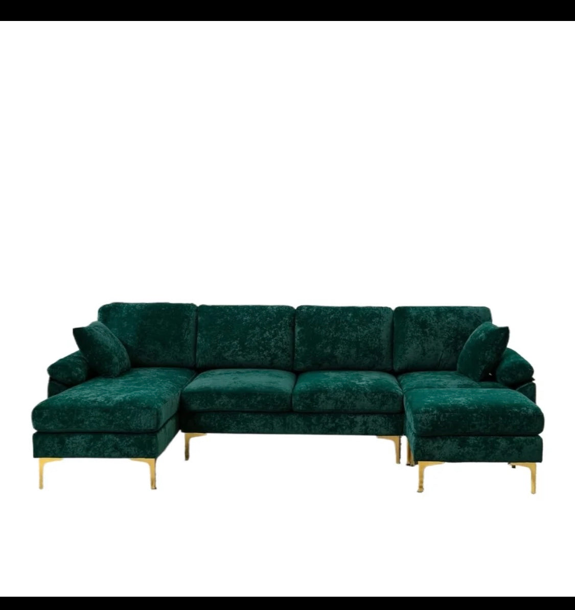 Modular, U shaped, sectional sofa