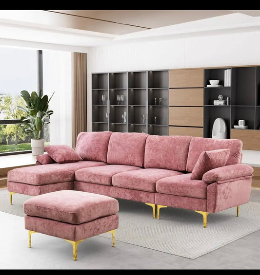 Modular, U shaped, sectional sofa