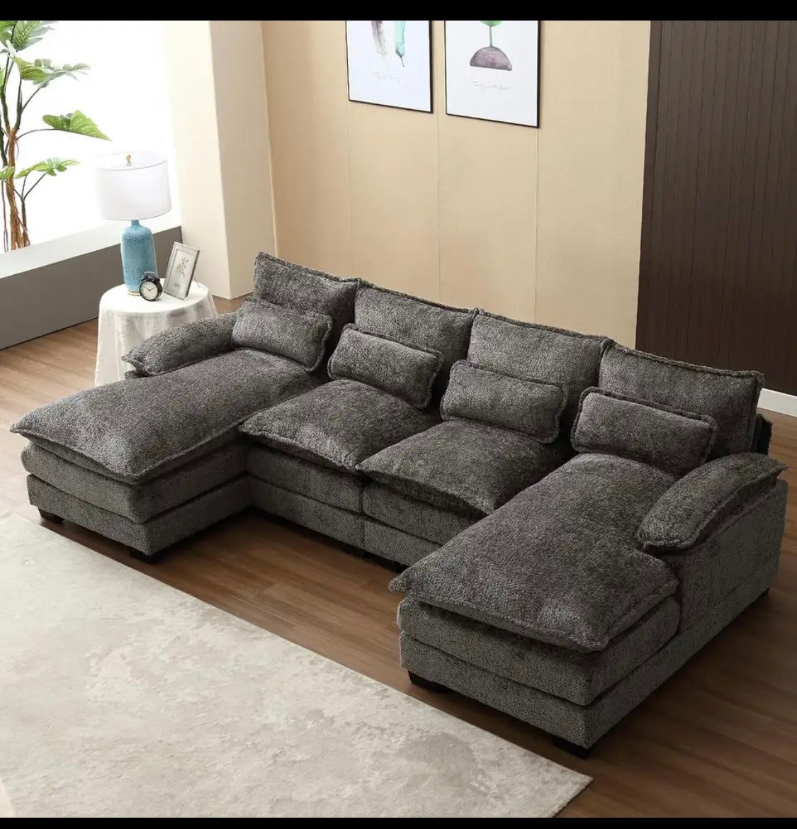 Modular U shaped Sectional sofa