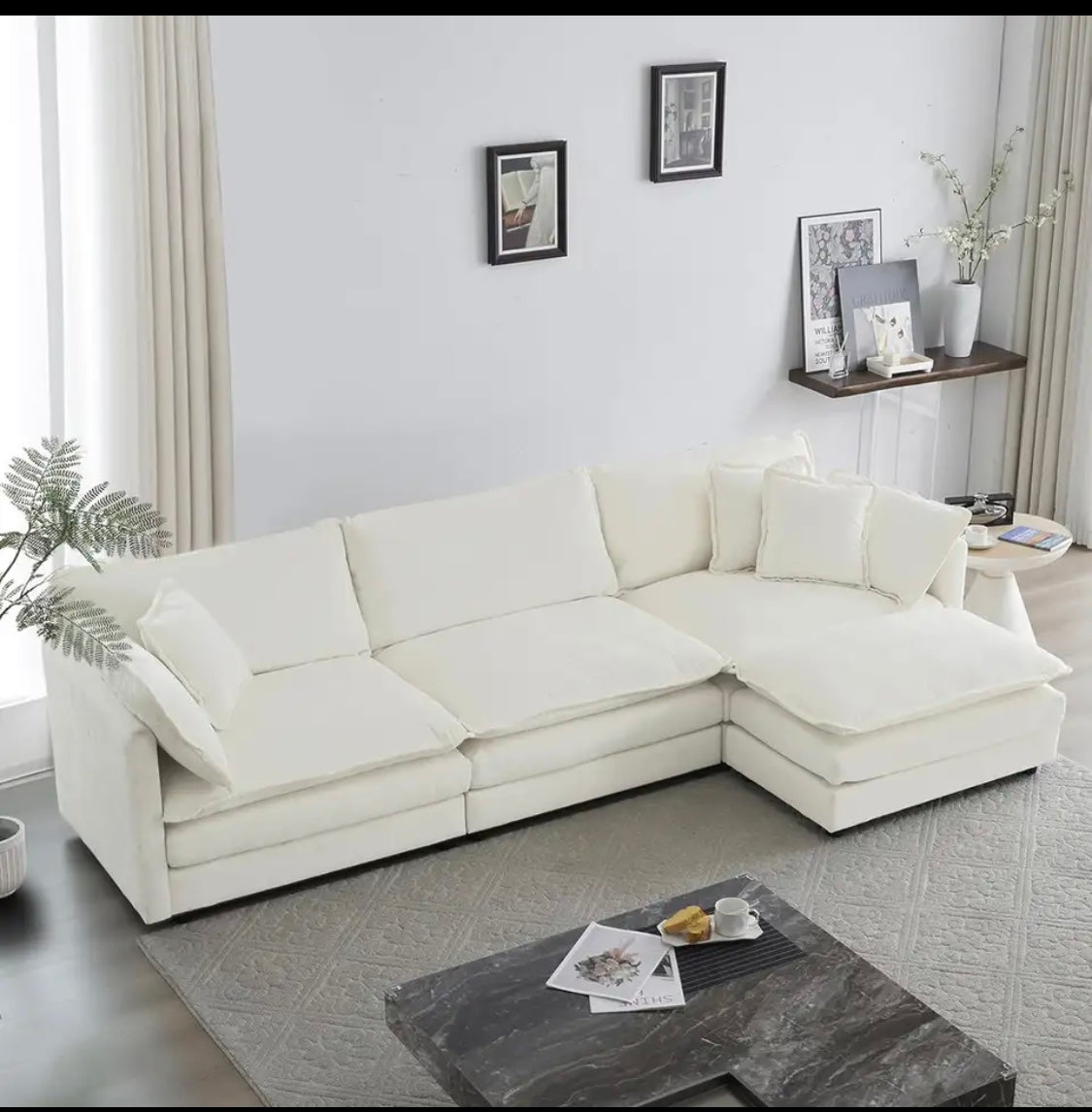 Modular U shaped Sectional sofa