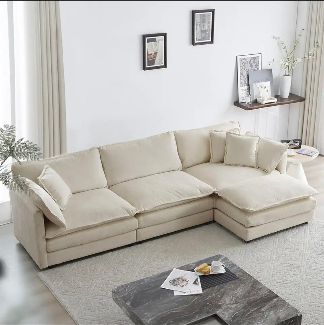 Modular U shaped Sectional sofa